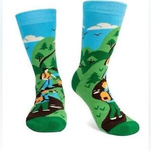 NWT Lavley Socks I’d Rather Be Hiking Adult Crew Socks